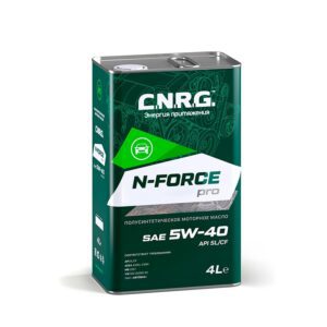 C.N.R.G. масло моторное п/синтетика N-Force Pro 5W-40 (4 л) SL/CF А3/В3,А3/В4