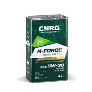 C.N.R.G. масло моторное синтетика N-Force Special FO 5W-30 (4 л) SN/CF; А1/В1, А5/В5