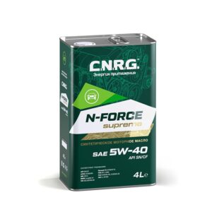 C.N.R.G. масло моторное синтетика N-Force Supreme 5W-40 (4 л) SN/CF А3/В3, А3/В4