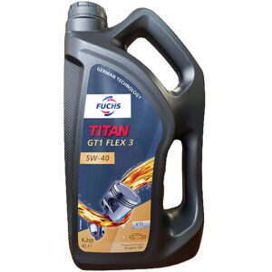 FUCHS TITAN GT1 FLEX 3 5W-40 (4 л.) масло моторное синтетическое